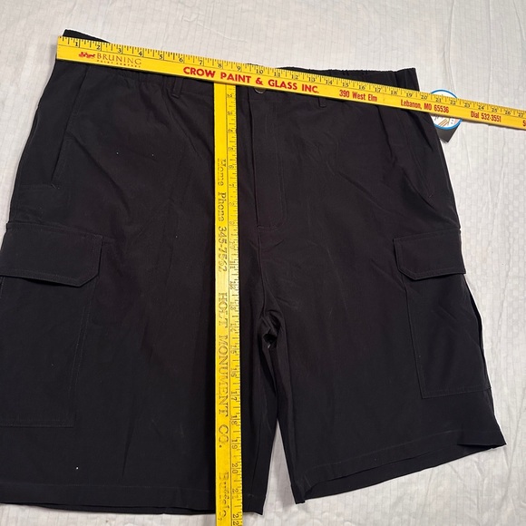 Men's Black‎ Cargo Shorts Size 2XL NEW - Picture 1 of 11